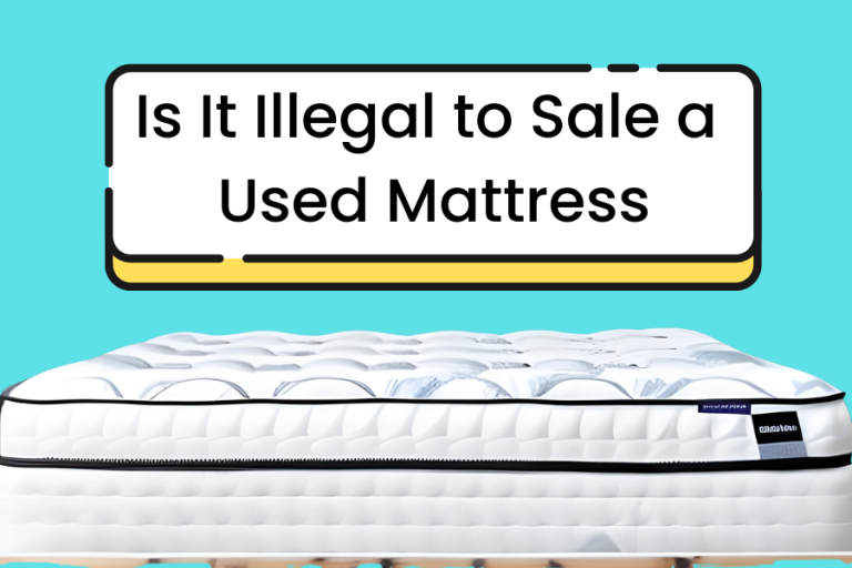 is it illegal to sale a used mattress